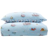 Belle & Boo Modra bombažna otroška posteljnina za posteljico 120x150 cm Pirates – Cene