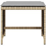  Vrtni taburei s jastucima 4 kom 40x40x35 cm od poliratana | shoptok.hr