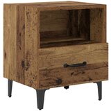 vidaXL Noćni ormar s ladicama 2 pcs Staro drvo 40 x 35 x 47.5 cm | shoptok.hr