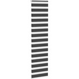 vidaXL Zavjesa zebra crna 65x230 cm širina tkanine 60,9 cm poliester | shoptok.hr