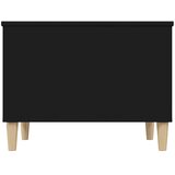  Stolić za kavu crni 60 x 44,5 x 45 cm od konstruiranog drva | shoptok.hr
