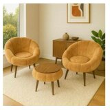 Atelier Del Sofa fotelje i klub stočić lida wellsoft brown | Eponuda.com