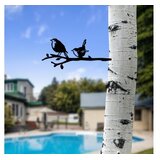 WALLXPERT Dekorativna figura Ptica na grani 03, 55x22 cm, 1,5 mm | Eponuda.ba