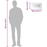  LED kupaonsko ogledalo s ogledalom *Transparent*an 40 x 20 cm | shoptok.hr