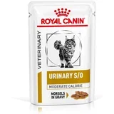 Veterinary Feline Urinary S/O Moderate Calorie v omaki - 12 x 85 g Koščki v omaki