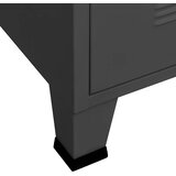 vidaXL Garderobna omara antracitna 90x50x180 cm kovina | Shoptok.si