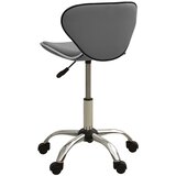  Salonski stolac od umjetne kože sivi | shoptok.hr