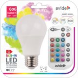 Avide Pametna sijalica, LED 9.7W, E27, RGB+W, 2700K, daljinski - Smart LED Globe A60 9.7W | shoptok.hr