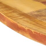  Blagovaonski stol okrugli 175 x 75 cm masivno obnovljeno drvo | shoptok.hr