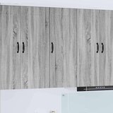 vidaXL Zidni kuhinjski ormarić s policom Siva Sonoma 40 x 31 x 100 cm | shoptok.hr