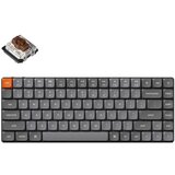 KEYCHRON K3 Max Brezžična Mehanska Tipkovnica Low-Profile, Bluetooth / 2.4 GHz, Bela osvetlitev, Gateron Brown, US Layout, K3M-A3, (21733824) Cene