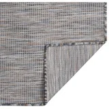 Zunanja Preproga, Rug ploščato tkanje 80x250 cm rjava in modra, (22122377)
