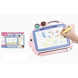 Magic Toys roza magnetna risalna tabla v obliki ribice s štampiljkami outlet | Shoptok.si