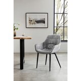 Livetastic Naslanjač Samt, Svetlo Siva | Shoptok.si