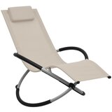 Maison Chic Otroški Ležalnik - Sončna ležalnik iz jekla krem, (22057556) | Shoptok.si