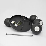  LED luster na sajli MIDWAY 4xGU10/4,8W/230V crna | Eponuda.com