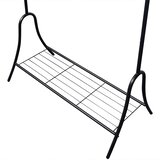  Stalak za Odjeću Crni Metalni | shoptok.hr