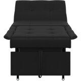  Kauč na razvlačenje 3-u-1 crna tkanina | shoptok.hr