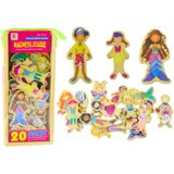  Set drvenih magneta s veselim motivima raznih likova - 20 elemenata | Shoptok.si