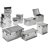 Zarges Aluminijast transportni zaboj, prostornina 414 l, notranje mere DxŠxV 1150 x 750 x 480 mm, v robustni izvedbi | Shoptok.si