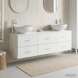  Set namještaja za kupaonicu 3 kom. Bijela 49,5 x 44,5 x 65 cm | shoptok.hr