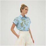 Pêra Lima Bruna Shirt - Grace the Cherry and the Blackbird Plava | shoptok.hr