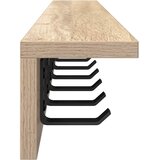  Vješalica za kapute na zidu Sonoma hrast 100 x 10,5 x 10,5 cm | shoptok.hr