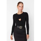 TRENDYOLMILLA ženski bodi TPRAW23BD00059, crna | Eponuda.com