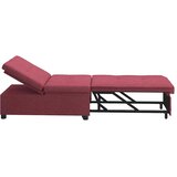  Krevet-sofa na razvlačenje Vinska crvena 194 x 50 x 82 cm | shoptok.hr