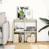 vidaXL Sobna pregrada / regal za knjige 69,5x29x69,5 cm drveni | shoptok.hr