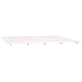 Okvir za krevet bijeli 160x200 cm od masivne borovine | shoptok.hr