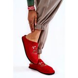 Big Star Domestic slippers KK276017 Red-Beige | Shoptok.si