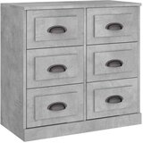  Komoda siva boja betona 70x35,5x67,5 cm od konstruiranog drva | Eponuda.com