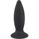 Black Velvets Black Velvet S - Začetni analni vibrator z možnostjo polnjenja - majhen (črn) | Shoptok.si