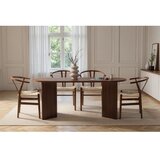 Hanah home trpezarijski sto sablin walnut Cene