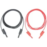 S 2012 varnostni merilni kabel\, komplet 10 m rdeča\, črna 1 kos, (20423342)