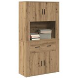  Highboard hrast artisan 80 x 33 x 150 cm Konstruirano drvo | shoptok.hr
