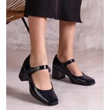 D/CEO Black pumps on a low wedge heel Chantal | shoptok.hr