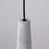 Sollux Lighting Obesna svetilka ELECTRA beton, (21348048) | Shoptok.si