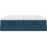  Otomanski okvir kreveta s madracima plavi 180x200cm baršunasti | Eponuda.com