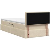  s madracem i skladištem Krem 100 x 200 cm Baršun | shoptok.hr