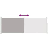  Uvlačiva bočna tenda 160 x 500 cm siva | Eponuda.com