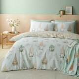 Catherine Lansfield Svetlo zelena posteljnina za zakonsko posteljo 200x200 cm Spring Gonks – | Shoptok.si