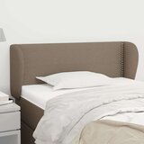  Vzglavje z ušesi taupe 93x23x78/88 cm blago, (20737258) Cene