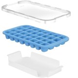 BarUp Kalup za kockice leda sa poklopcem i donjom posudom, Plava, 337x170mm | Eponuda.com