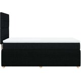 vidaXL Krevet s oprugama i madracem crni 100 x 200 cm od tkanine | shoptok.hr