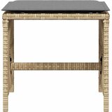  Vrtni taburei s jastucima 4 kom 41x41x36 cm od poliratana | shoptok.hr