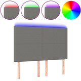  LED uzglavlje tamnosivo 144x5x118 cm od tkanine | shoptok.hr
