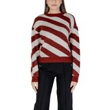 Vero_Moda Puloverji VMLARA LS O-NECK PULLOVER BOO REP 10310862 Rdeča | Shoptok.si