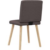  Jedilni stoli 6 kosov temno rjavo blago, (21832382) | Shoptok.si